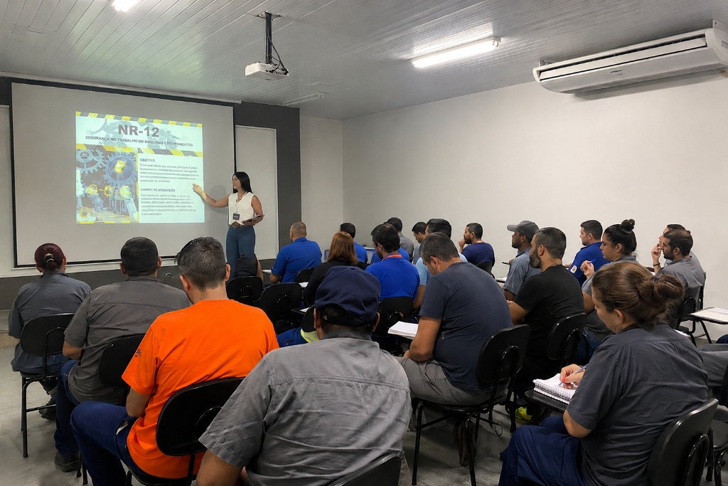 Treinamentos de NRs ministrados